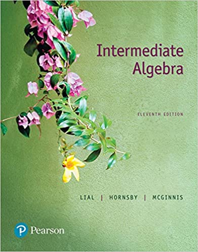 Intermediate Algebra (11th Edition) BY Lial - Image pdf with ocr